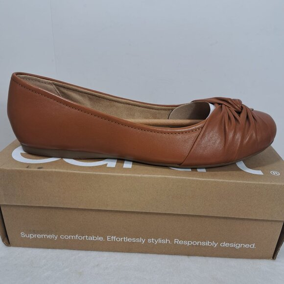 Earth Women's Basic Slip-On‎ Jacci Ballet Flats Brown Size 11M - Picture 6 of 13